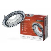 Светильник GX53R-crystal R42L-BC встраив. с подсветкой 4К под GX53 черн./хром IN HOME 4690612044316