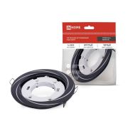 Светильник GX53R-deco ВИХРЬ-BL встраив. под лампу GX53 черн. IN HOME 4690612044347