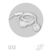 Патрон FITO-Holder G13 IP65 mini для ламп FITO до 600мм 2хG13 с выключателем вилкой 1.5м Эра Б0057744