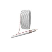 Кабель коаксиальный SAT 50м 75 Ом Cu/(оплетка Cu 75%) PVC бел. (уп.10м) Эра Б0044618