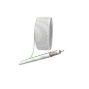 Кабель коаксиальный SAT 703 B 75 Ом Cu/(оплетка Cu 75%) PVC бел. (уп.50м) Эра Б0044615