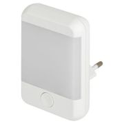 Светильник светодиодный NN-624-SW-W ночник в розетку с выключателем бел. ЭРА Б0057214