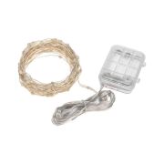 Гирлянда «Роса» 10м 100LED RGB IP44 с пультом 8 режимов элементы питания 3хAA Neon-Night 303-259