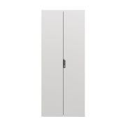 Дверь двойная сплошная IT-CQE 1200х600 RAL7035 DKC RGITCPED1260