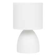 Лампа настольная Nadine 7042-502 1хE14 40Вт керамика бел. с абажуром Rivoli Б0053455