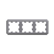 Рамка 3-м AtlasDesign Antique универс. сталь SE ATN100903