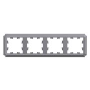 Рамка 4-м AtlasDesign Antique универс. сталь SE ATN100904