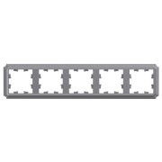 Рамка 5-м AtlasDesign Antique универс. сталь SE ATN100905