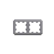 Рамка 2-м AtlasDesign Antique универс. сталь SE ATN100902