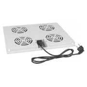 Модуль вентиляторный TRAY-60 с 4-я вентиляторами для установки в напольн. шкафы SH-05C ND-05C Г=600мм Cabeus 7068c