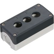 Пост кнопочный 3 отверстия сер. SE SALD03