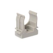 Держатель для труб (клипса) d16мм для монтажного пистолета пластик. RAL7035 OBO 6836301