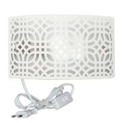 Светильник «Амина» 250х140 НББ 06-40 М42 держ. винт/шнур бел. (ИМ) настенный бел. муар Элетех 1005405252