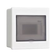 Корпус встраиваемый дв. 1 ряд 6 мод. IP41 ЩРВ-П пласт. прозр. DEKraft 31051DEK