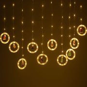 Гирлянда светодиодная ENING-MG «Занавес Волшебство» 2.7х0.5м 120LED IP20 тепл. Бел. Эра Б0060414