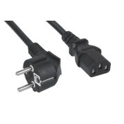 Кабель питания компьютера (Schuko+C13) (3х1.0) PC-186-VDE-1.0-1.2M 1.2м Cabeus 11014c