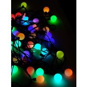 Гирлянда «Шарики» OLDBL070-RGB-E 100LED RGB 15м IP44 соединяемая SHLights 4690601042040