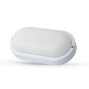 Светильник светодиодный ЖКХ 12Вт 6500К IP65 220В влагозащ. овал LBF-0902 C01 Ultraflash 15349