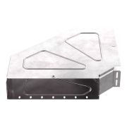 Угол для лотка горизонтальный 90град. 400х100 с крышкой Стандарт Промрукав PR16.0624