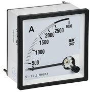 Амперметр Э47 2500/5А класс точн. 1.5 96х96мм IEK IPA20-6-2500-E