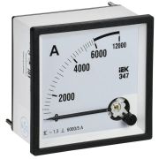 Амперметр Э47 6000/5А класс точн. 1.5 96х96мм IEK IPA20-6-6000-E