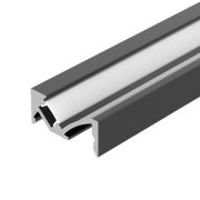 Профиль SL-BEVEL-W21-2000 ANOD BLACK L2000 алюм. Arlight 043688