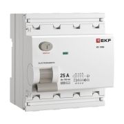 Выключатель дифференциального тока 4п 25А 100мА тип AC 6кА ВД-100N электромех. PROxima EKF E1046M25100