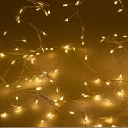 Гирлянда светодиодная «Занавес Роса-мишура» 3х2м 800microLED тепл. бел. IP20 ENIZ-800W Эра Б0060421