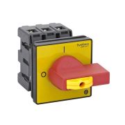 Выключатель-разъединитель 3п 40А IP20 с красн. рукоят. на дверцу 4 винта 1 замок SE MSD40360R