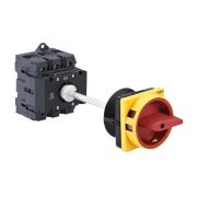 Выключатель-разъединитель 3п 80А IP20 с красн. выносн. рукоят. на дин-рейке/плате с замком SE MSD80340R