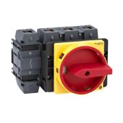 Выключатель-разъединитель 4п 175А IP20 с красн. рукоят. на дверцу 4 винтами с замком SE MSD175410R