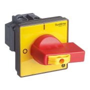 Выключатель-разъединитель 4п 20А IP20 с красн. рукоят. на дверцу 4 винта 1 замок SE MSD20460R