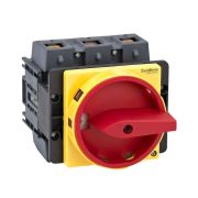 Выключатель-разъединитель 3п 125А IP20 с красн. рукоят. на дверцу 4 винтами с замком SE MSD125310R