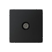 Розетка телевизионная проходная TV ArtGallery 4дБ механизм карбон SE GAL001092