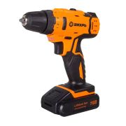 Дрель-шуруповерт аккумуляторная ДА-16Л-2КА с набором оснастки 65 предметов Вихрь 72/14/49