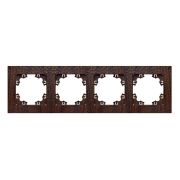 Рамка 4-м Афина фактурная универс. венге Universal A10046-V