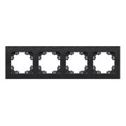 Рамка 4-м Афина фактурная универс. графит Universal A10046-Gr