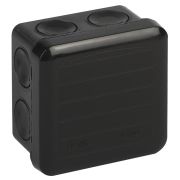 Коробка распределительная ОП 70х70х40мм двухкомпонентн. 8 вводов IP65 черн. Ruvinil 67230Ч