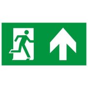 Этикетка самоклеящаяся INFO-SSA-127 бэклит 259х135мм Человек-стрелка-вверх зел. SSA-103 ЭРА Б0064714