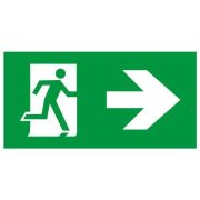 Этикетка самоклеящаяся INFO-SSA-128 бэклит 259х135мм Человек-стрелка зел. SSA-103 ЭРА Б0064725