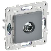 Розетка телевизионная проходная TV SKANDY SK-A17Gr сер. IEK SK-A10-P-K03