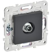 Розетка телевизионная проходная TV SKANDY SK-A17T титан IEK SK-A10-P-K48