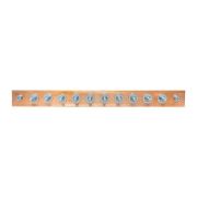 Шина заземляющая главная с изоляторами на 10 подключений ГЗШ-10 Сu EKF gc-e2010