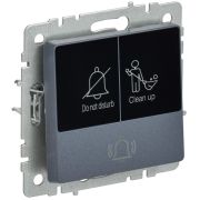 Кнопка звонка BRITE 10А ВС10-1-9-БрМ для отелей с индик. механизм маренго IEK BR-V14-2-10-K35