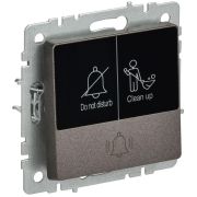 Кнопка звонка BRITE 10А ВС10-1-9-БрТБ для отелей с индик. механизм бронза IEK BR-V14-2-10-K45