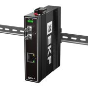 Медиаконвертер 10/100/1000Base-TX в 1000Base-X разъем ST двойн. одномодовое оптоволокно 1550нм TSX EKF TSX-MC1-1GX1GT-ST