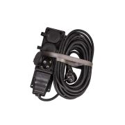 Удлинитель на каучуковой колодке 3х10м 16А IP44 250В 4кВт каучук КГ 3х2.5 черн. УХз16 Россия КОСМОС YKsm10m-3g(16A)KG-B