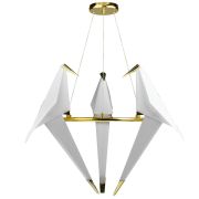 Светильник подвесной светодиодный декоративный BIRDIE 565х1200 4000К зол. Ritter 51604 4