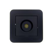 Розетка телевизионная проходная TV СП ASTI IP20 в сборе черн. бархат LEZARD 7081-4242-129