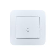 Кнопка звонка 1-кл.СП ASTI 10А IP20 в сборе бел. LEZARD 7081-0202-103